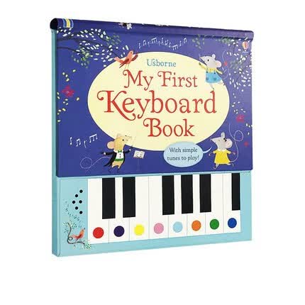 预售 英文原版绘本 Usborne My First Keyboard Book 乐器发音书 我的首本钢琴书 音乐启蒙 专属旋律节奏DIY 四种和弦