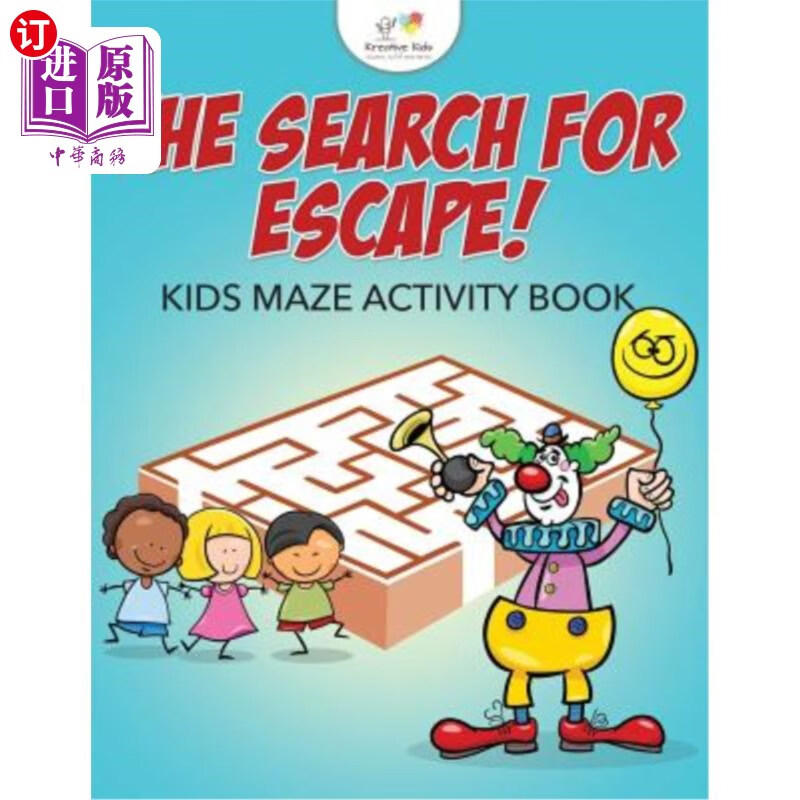 海外直订the search for escape! kids maze activity book 寻找逃生!