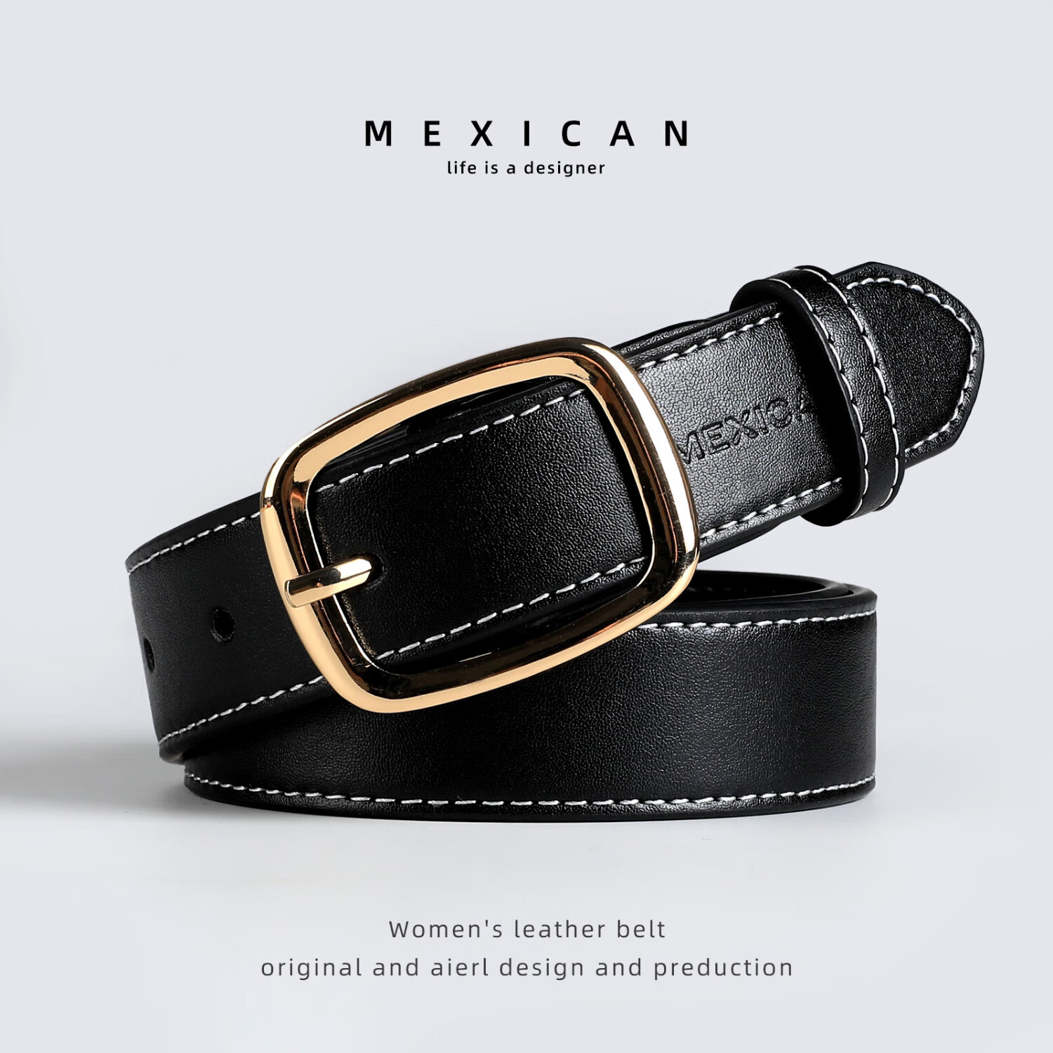 ���ڲ�����������Ƥ��Ůʿ2024�¿�ٴ�����װ��ins��ʱ�м�Լ�����Ƹ�С�ڳ��� ��ɫ������2.8cm�� 105cm