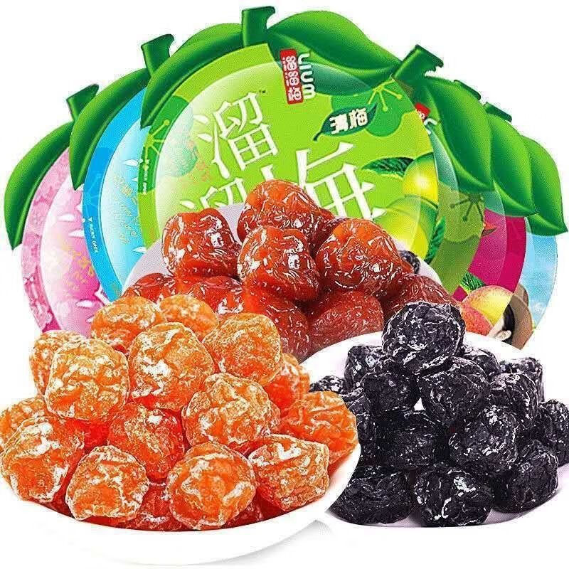 溜溜梅60g休闲装整箱批发蜜饯果干话梅雪梅清梅杨梅孕妇零食 原西梅