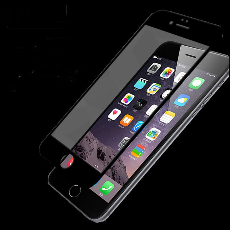 适用 苹果13 pro max mini 61 67 全屏钢化膜 八强膜 手机贴膜 黑色边(1片装) 苹果13pro6.1寸