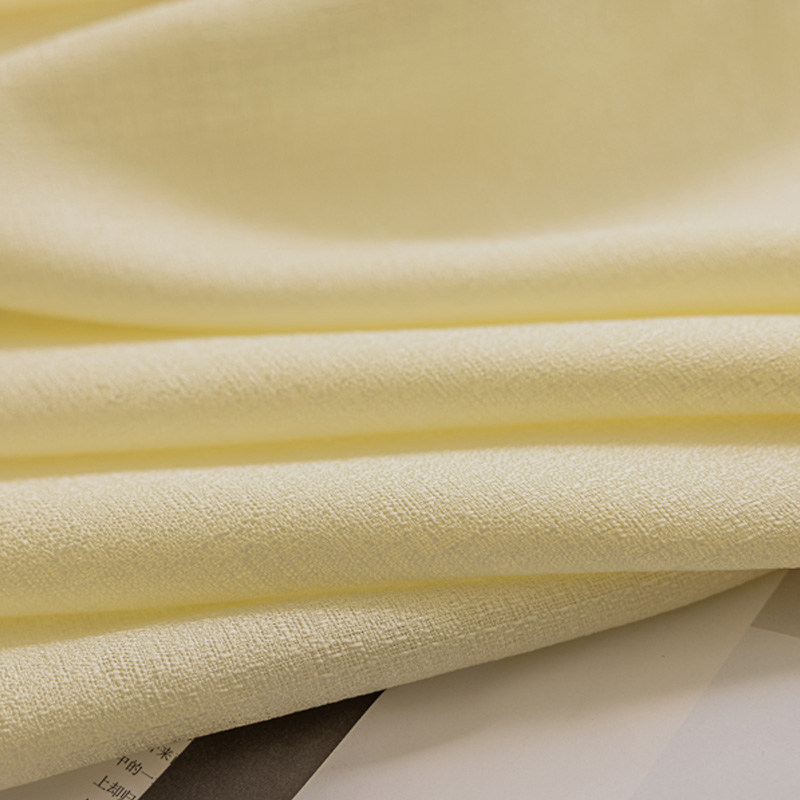 纱帘透光不透人窗纱阳台卧室2021年客厅新款ins风定制 香草奶油 宽1