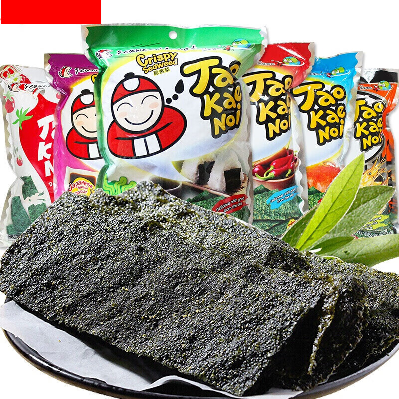 善食小当家休闲零食香脆海苔片小老板即食海苔紫菜原味香辣味 香辣味
