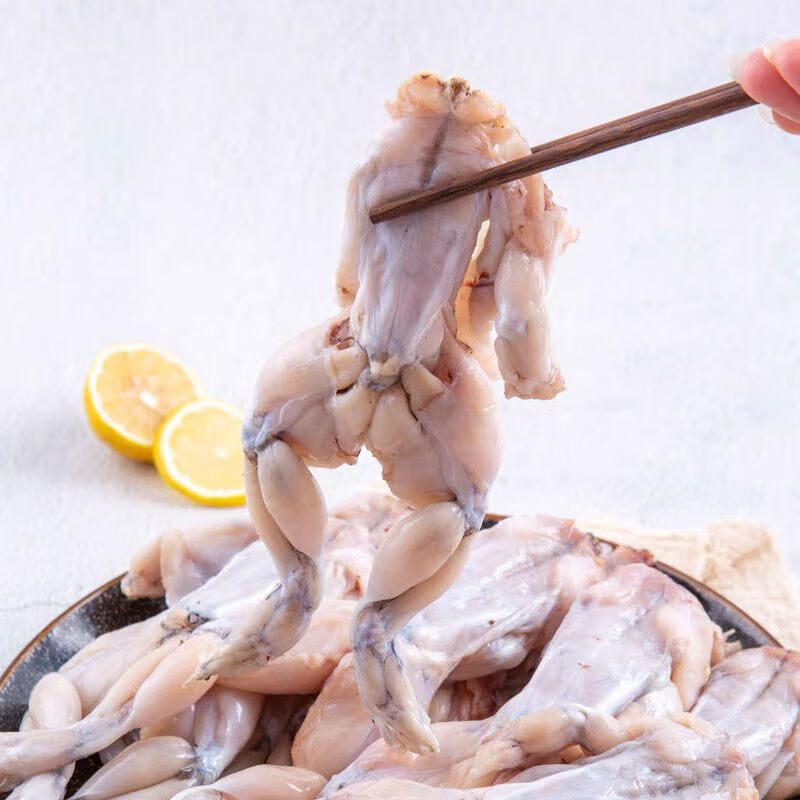 现杀含冰衣重量速冻牛蛙新鲜肉美味冰鲜麻辣干锅美蛙烧烤 精选速冻