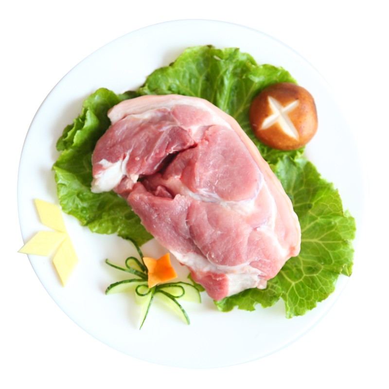 爱森(saic)  带皮夹心 夹心肉500克/盒 冷鲜猪肉 生鲜猪肉