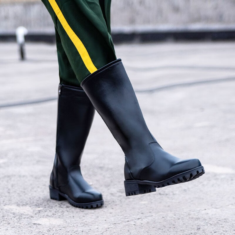 bkqu男士马靴长筒靴礼宾靴国红旗护卫队靴子仪仗队马靴升旗手夏天穿的