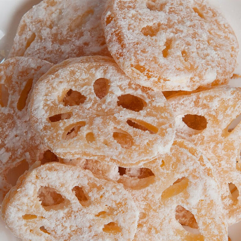西瓜味的童话糖莲藕片办公休闲莲藕糖结婚糖果脯蜜饯休闲零食1000g 糖