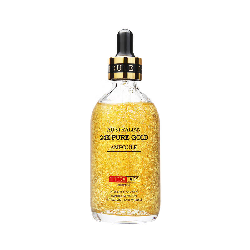 Thera lady澳洲进口大金瓶24K纳米精华液100ml 紧致补水保湿提亮白抗氧化
