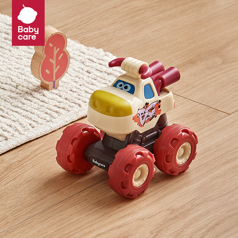 babycare小汽车玩具车男女孩1岁回力车惯性奥克瑟大脚车