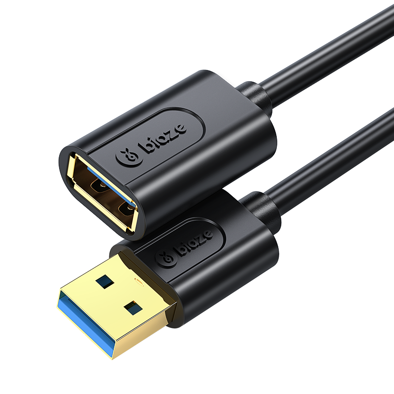 Biaze 毕亚兹 镀金款 USB3.0延长线  1m