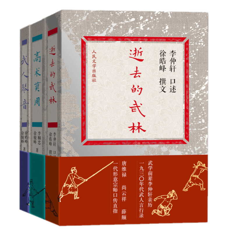 民间武术三部曲套装全3册 逝去的武林+高术莫用+武人琴音 徐皓峰口述武林 人民文学出版社