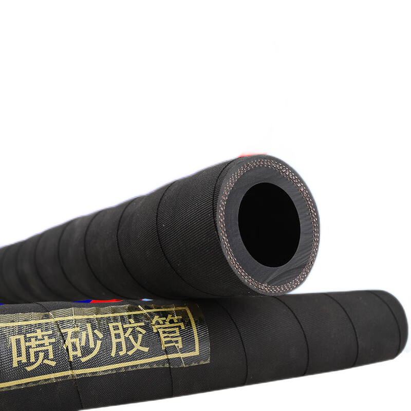 誠信工耐高溫高壓耐磨橡膠管 噴砂機(jī)噴砂管 13 32 50皮管子HXM8016 B級噴砂內(nèi)徑13mm*外徑28mm*18米