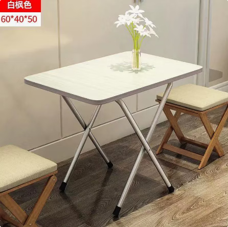 朗嘉曼礼品桌子折叠餐桌卧室正方形桌子家用宿舍小桌子户外写字 款