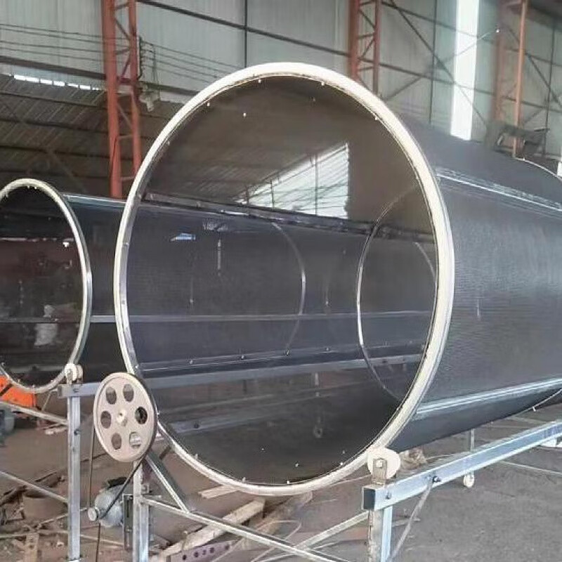 牛羊筛草神器电动加厚滚筒筛草机农用筛草机配件全套 2米长0.