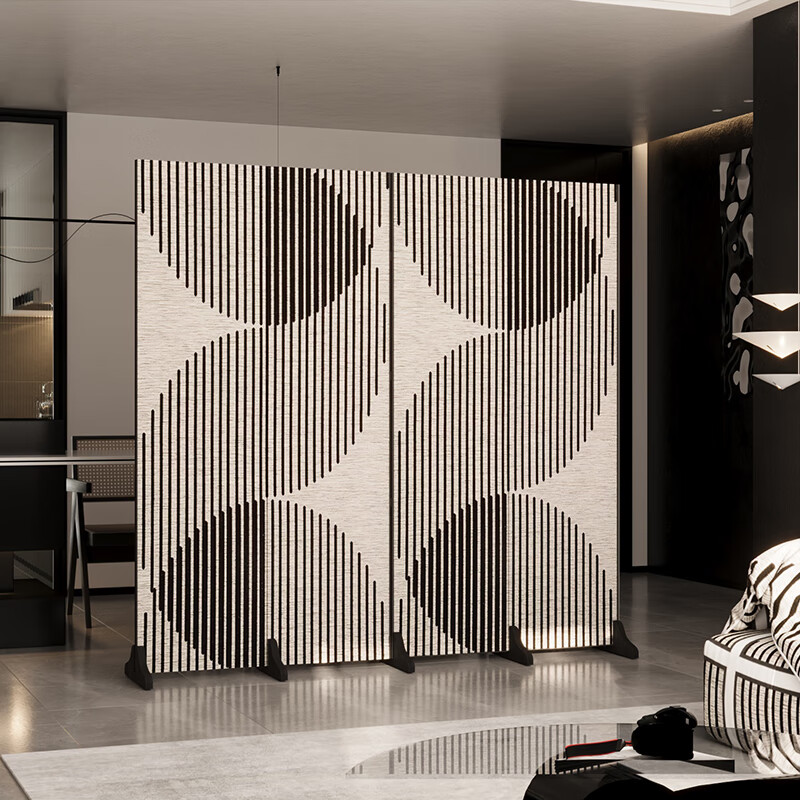 木大仙现代简约屏风隔断客厅轻奢折叠可移动卧室遮挡办公室玄关简易折