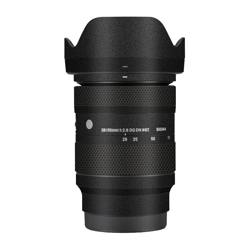 美本堂 适用于适马28-70F2.8 DG DN镜头保护贴膜2870贴纸碳纤维3M 磨砂黑