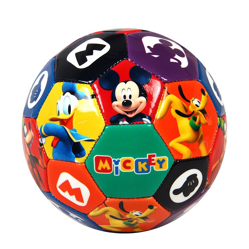 Disney/迪士尼 足球2号 PVC车缝卡通满印花儿童米奇公主玩具足球 2号足球 米奇(适合1-4岁) (约15CM)