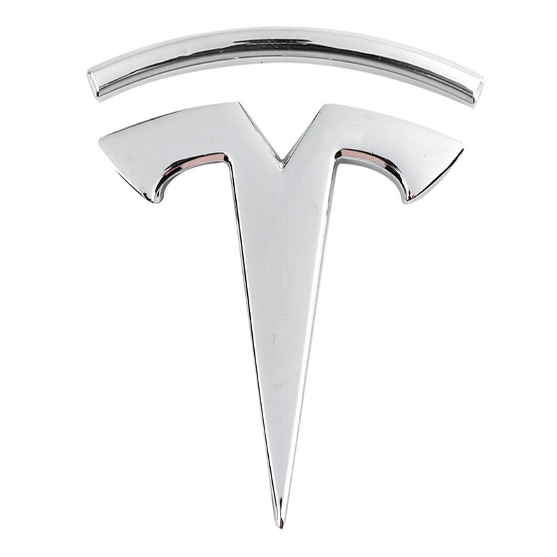 海崎 适用于tesla特斯拉logo金属车贴 改装车身贴标 侧标 个性创意车