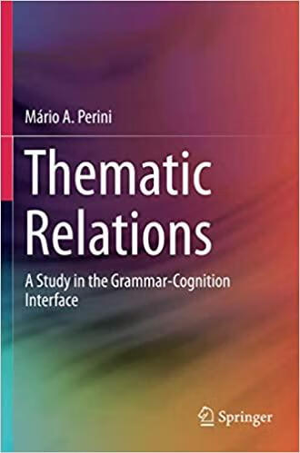 预订thematic relations: a study in the grammar-cogni