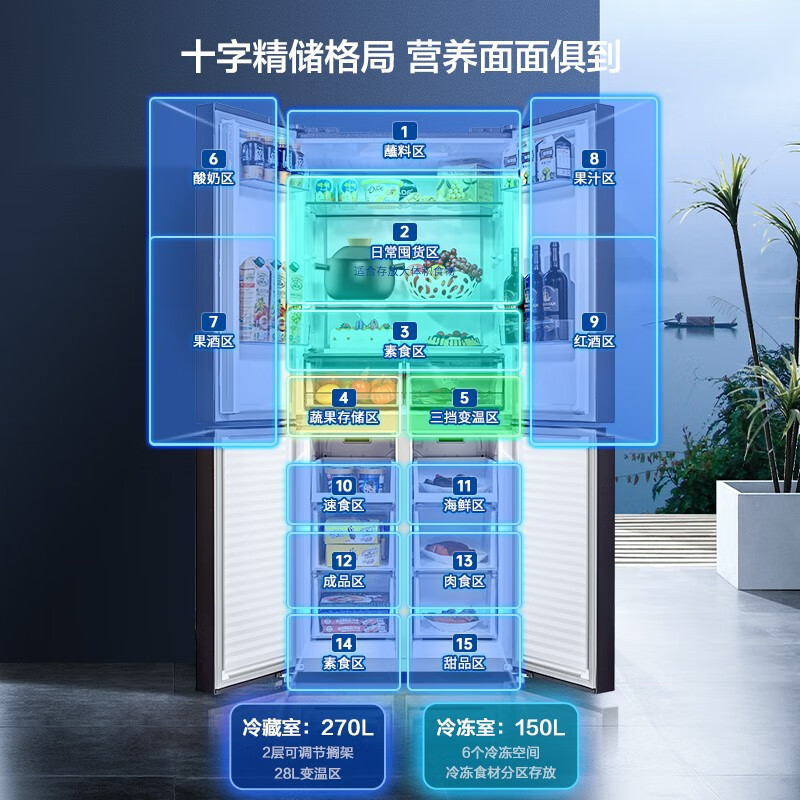 美菱BCD-420WP9CX冰箱怎么样?直击体验感受