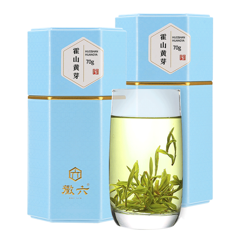 徽六 特二级 山青 霍山黄芽 70g*2罐