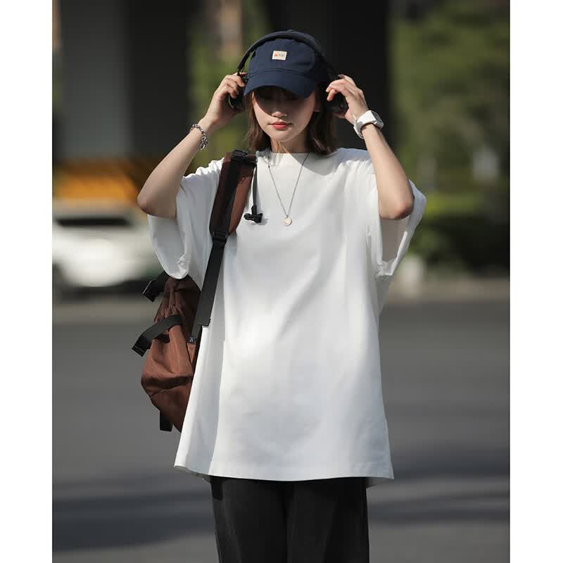 乐漫咪青少女初中生女生衣服夏天洋气t恤短袖女新款学生棉质宽松上衣