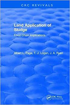 【预订】land application of sludge