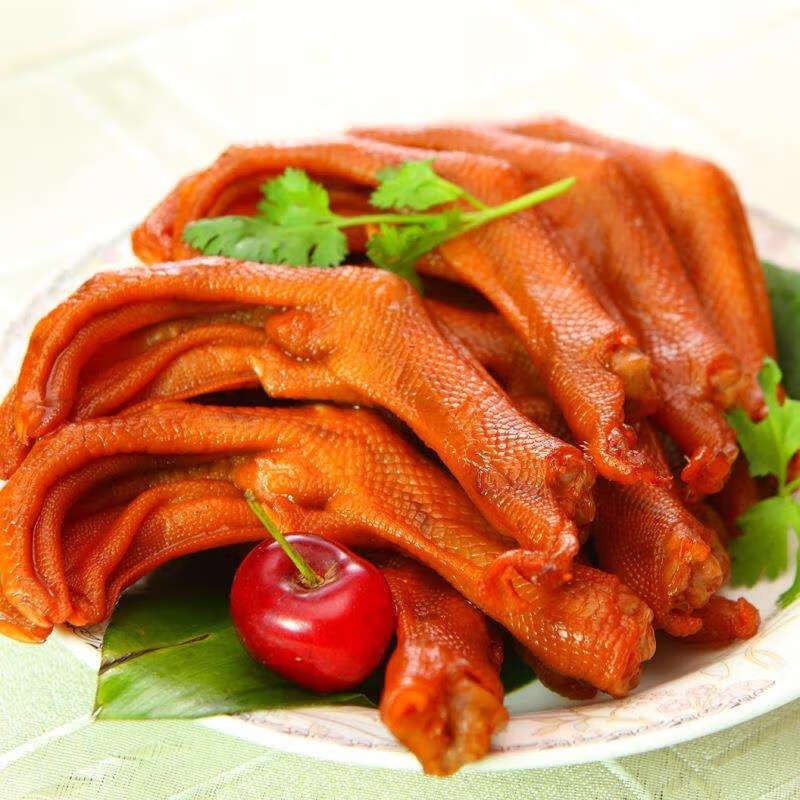 mdug正宗南京特产卤水酱香鸭爪鸭掌卤味五香不辣小零食休闲真空即食