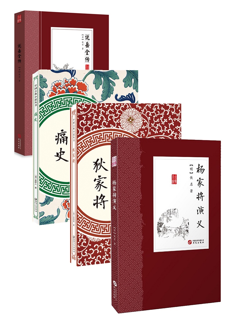 历史英雄将领传奇小说（套装共4册）