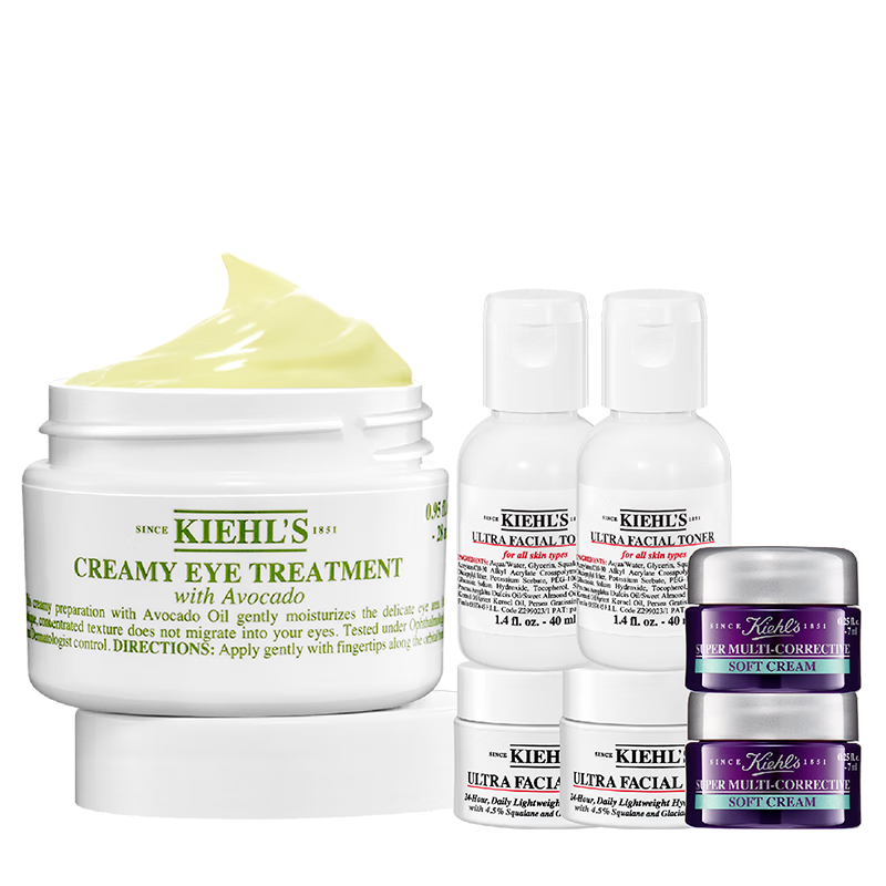 科颜氏（Kiehl's）牛油果眼霜28ml 淡化黑眼圈保湿 护肤品礼盒生日礼物