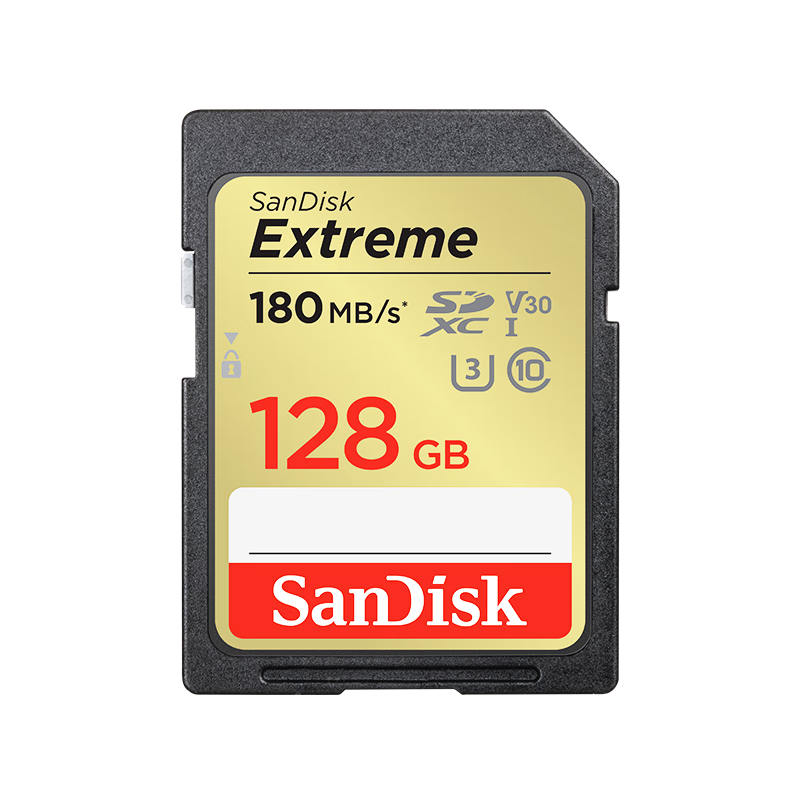SanDisk 闪迪 Extreme 至尊极速系列 SD存储卡 128GB（UHS-I、V30、U3）