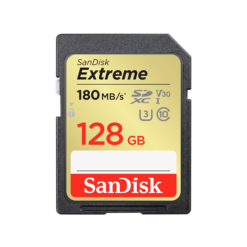 ϣSanDisk128GB SDڴ濨 4K V30 U3 C10 洢 180MB/s д90MB/s  ΢/