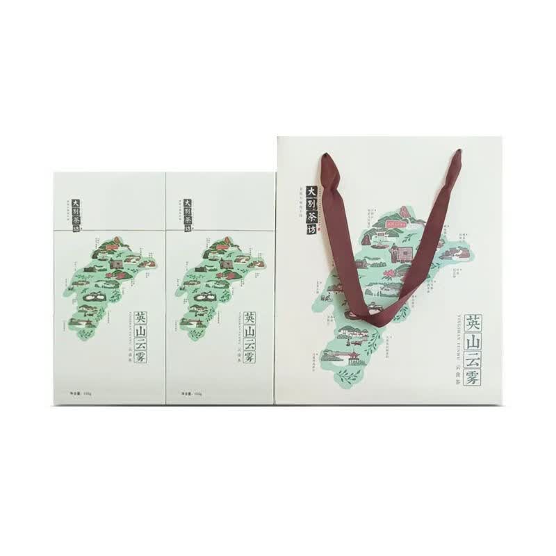 可局湖北英山绿茶2024新茶明前英山云雾茶210g精美绿茶礼盒装茶叶 210