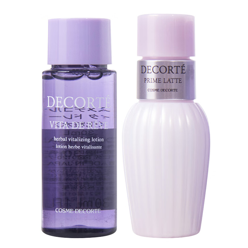 黛珂（COSME DECORTE）自然护肤水乳套装 牛油果乳30ml+紫苏水30ml 