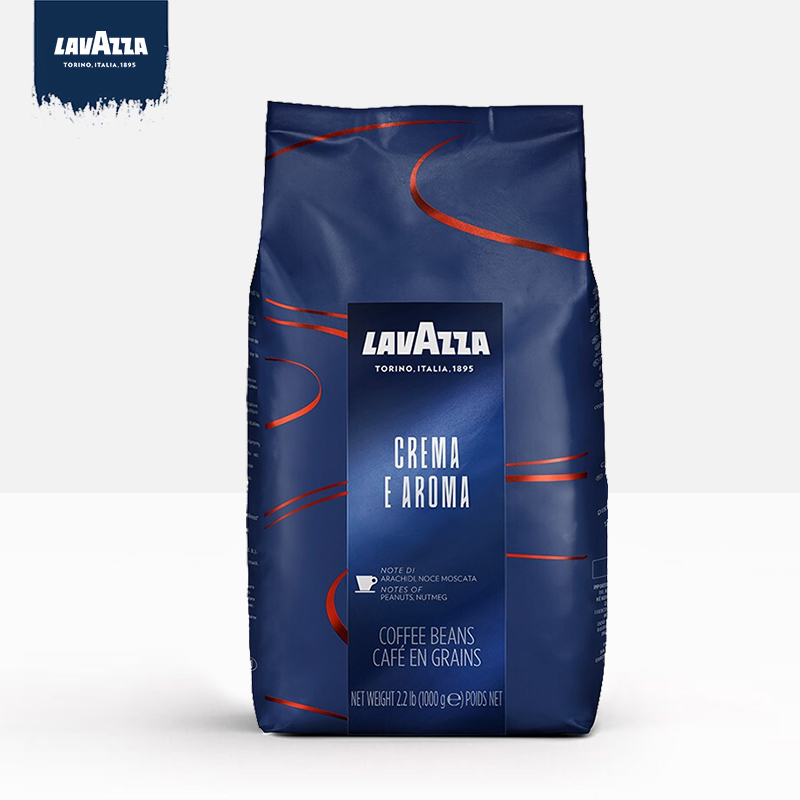 拉瓦萨（LAVAZZA）CREMA E AROMA 意式醇香 咖啡豆1kg