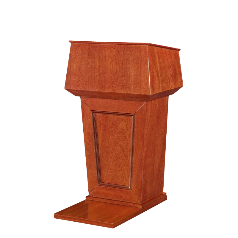 顺富美（SHUNFUMEI）会议台 油漆木皮演讲台会议室多媒体教室发言台讲台 办公家具一站式采购