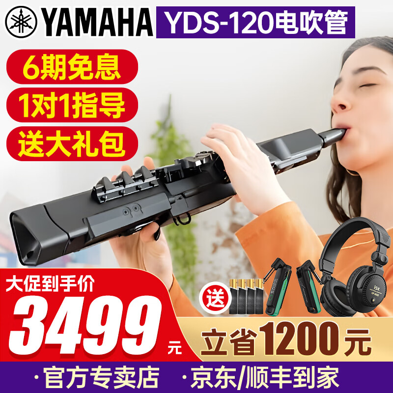 雅马哈电吹管YDS-150 YDS120电子萨克斯专业进口中老年演奏儿童初学吹管 YDS120+全套大礼包属于什么档次？