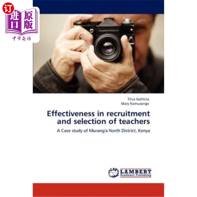 海外直订effectiveness in recruitment and selection of teachers