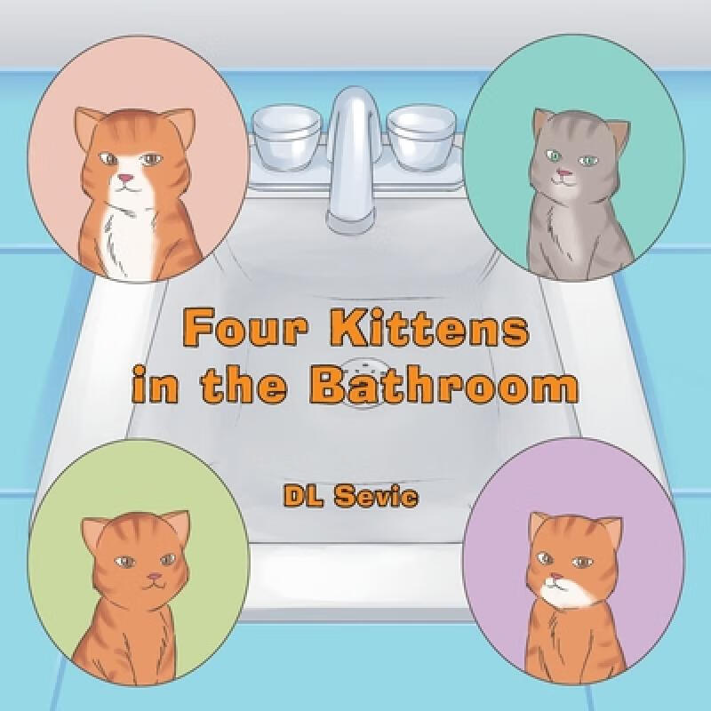 预订 Four Kittens in the Bathroom