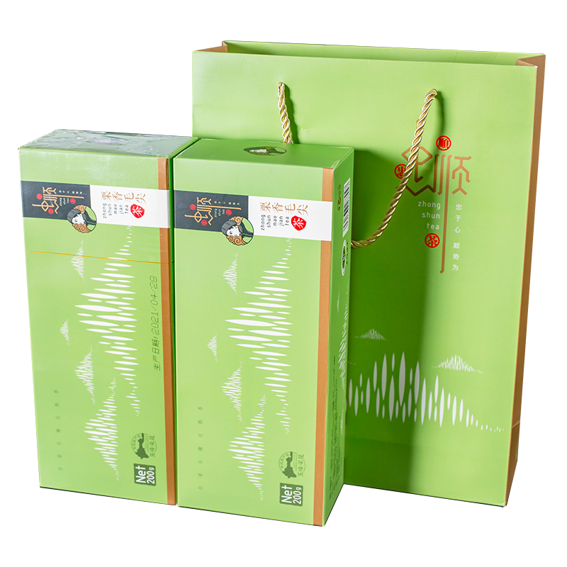 新茶嫩芽尖 高山绿茶散装厂家直发 栗香毛尖礼盒200g*2盒
