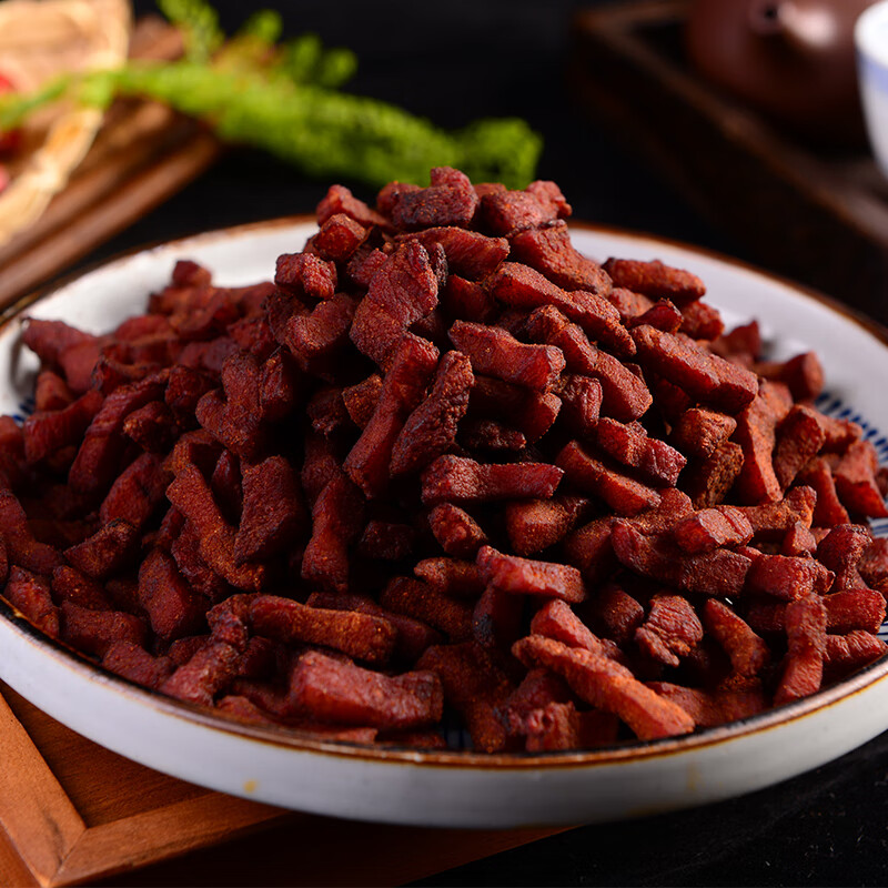 禾澹特产贵阳地方特产小十字丁家脆哨脆皮五花肉休闲零食猪油渣 1瓶kg