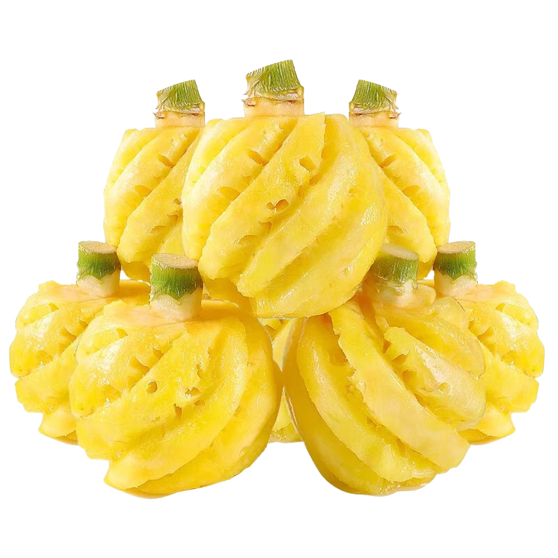 禧友鮮 泰國香水小菠蘿 開(kāi)袋即食 超甜新鮮削皮進(jìn)口迷你小菠蘿小鳳梨 3斤 泰國小菠蘿約9-18個(gè) 空運