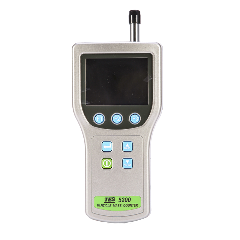 泰仕TES-5200 台湾泰仕尘埃粒子计数器多通道检测生产洁净车间检测