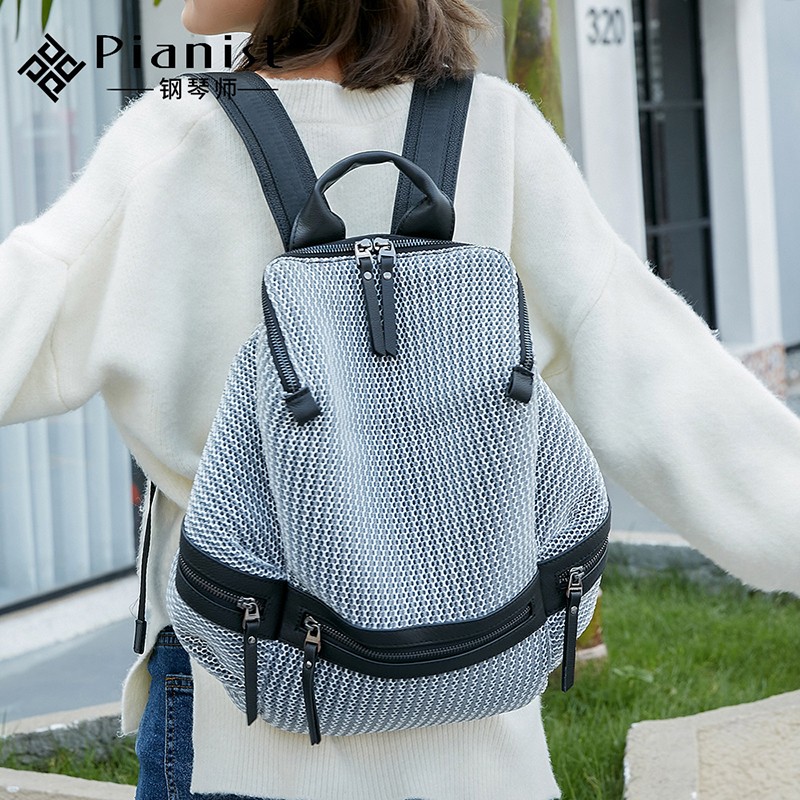 钢琴师轻便双肩包女2025新款个性时尚旅行大容量尼龙牛津布休闲女士