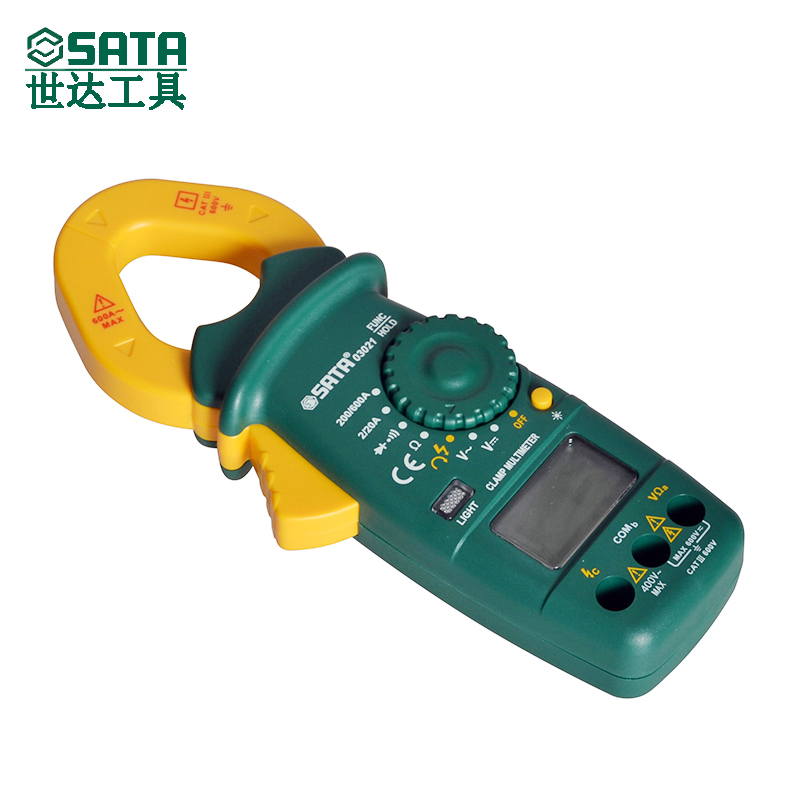 世达数字钳形万用表