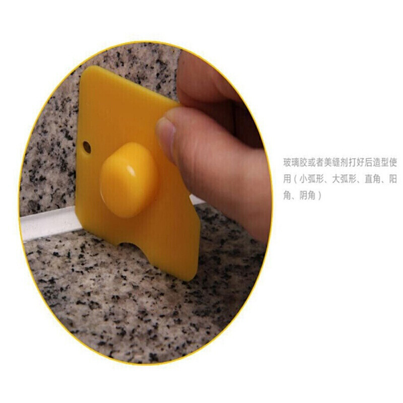 云启格定制刮片玻璃胶美缝剂塑料刮板无死角造型刮刀方便密封修边 1件