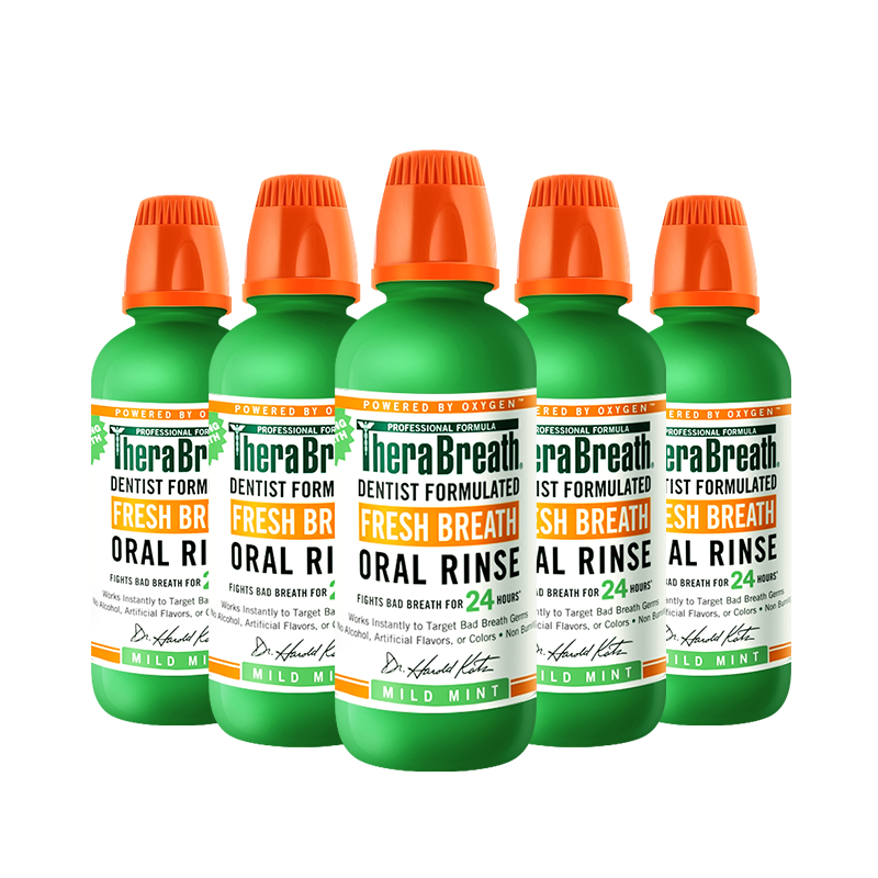 TheraBreath����ˮ ���¿��� �޾ƾ�ֲ���䷽�������� 5ƿװ ���������ǡ���ͥװ473ml*5ƿ 349Ԫ