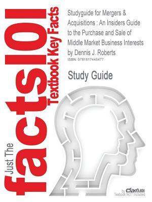预订 studyguide for mergers & acquisitions: an insid