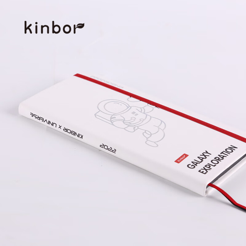kinbor宇宙限定创意便携本册2022周计划本随身便携小笔记本简约硬面记录本手帐效率日程本图案DT53119