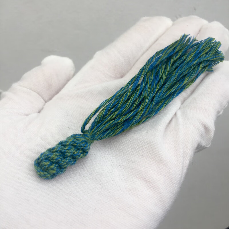 玉满田 文玩玉米结流苏穗子包挂佛珠手搓棉线金刚凤眼星月百香手串配